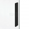NEW TRENDY Drzwi wnękowe 150x200 Softi X Black, drzwi podwójne, przesuwne, typu soft close EXK-5371
